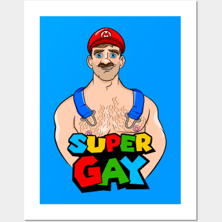 Super Gay Posters and Art